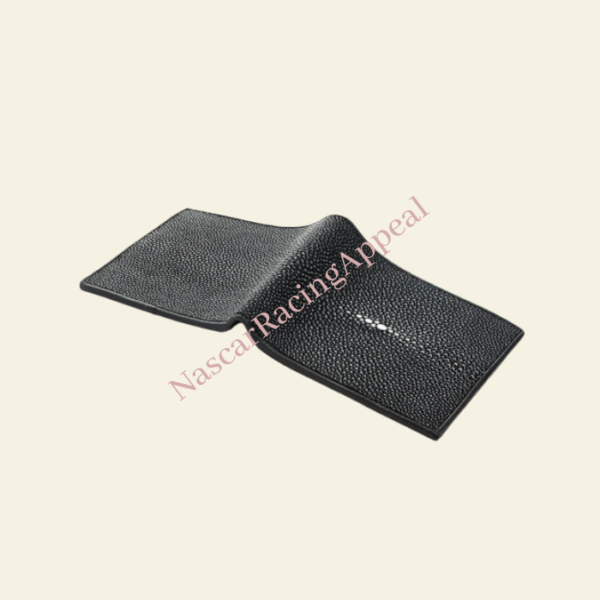 Black Polished Stingray Wallet