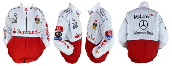 Mercedes Benz, Warsteiner McLaren, Racing Jacket, White Red