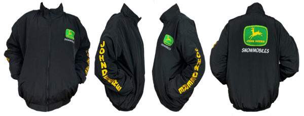 Johndeere Racing Jacket Black, NASCAR Jacket