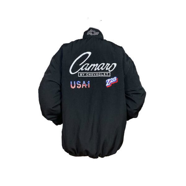 Camaro Racing Jacket Black, NASCAR Jacket