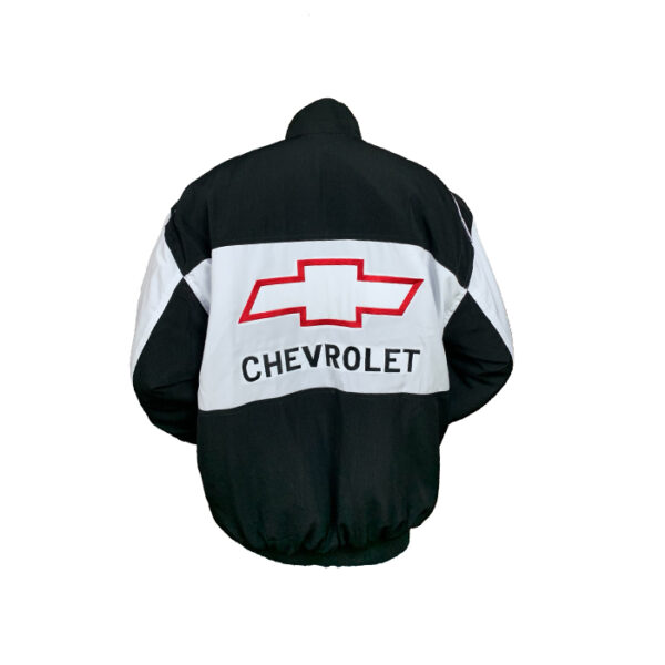 Chevrolet Nascar Racing Jacket, Black and White