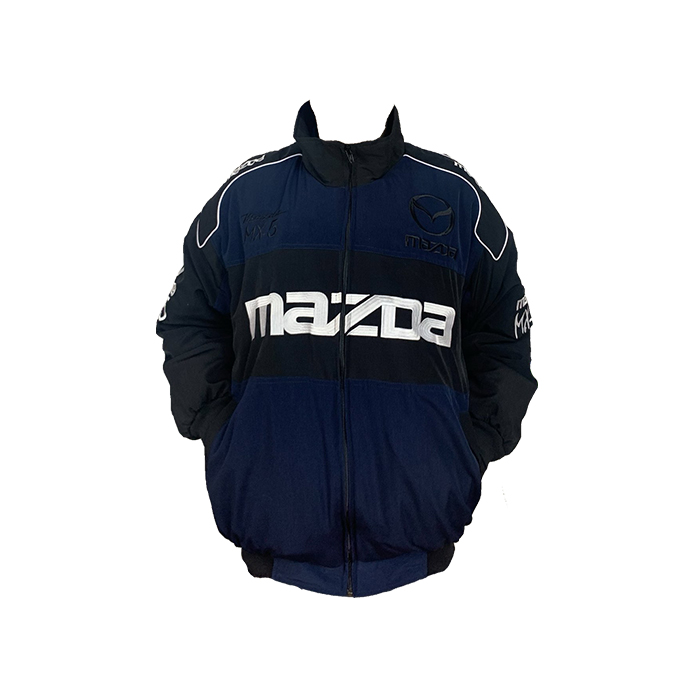 Mazda MX5 Racing Jacket Dark Blue and Black