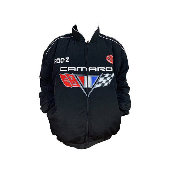 Camaro Racing Jacket Black, NASCAR Jacket