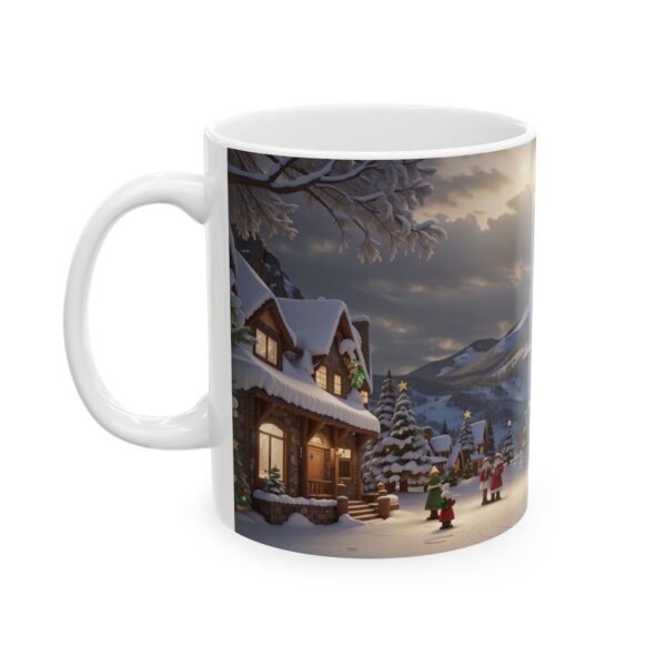 Christmas Merry XMass Coffee Ceramic Mug, Christmas Coffee cap, Christmas Coffee mug, Coffee mug, ceramic mug, White ceramic mug, 11oz - Image 3