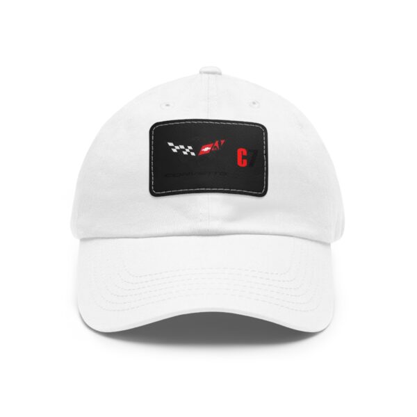 Corvette C7, Black, Personalized Hats, Custom Hats, Custom Company Hats, Business, Teams, Event Hats Dad Hat with Leather Patch - Image 13