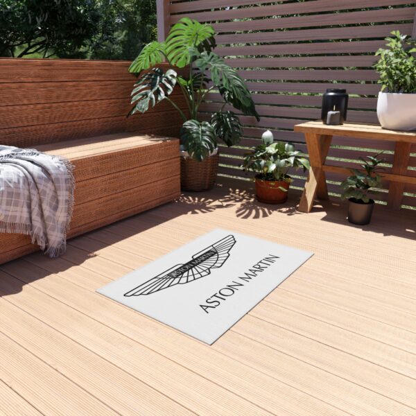 Aston Martin Logo Outdoor Rug, Custom doormat, personalised doormat, personalized Rug, monogram rug, housewarming, closing gift, Custom Rug - Image 3
