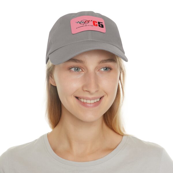 Corvette C5, Personalized Hats, Custom Hats, Custom Company Hats, Business, Teams, Event Hats Dad Hat with Leather Patch - Image 16