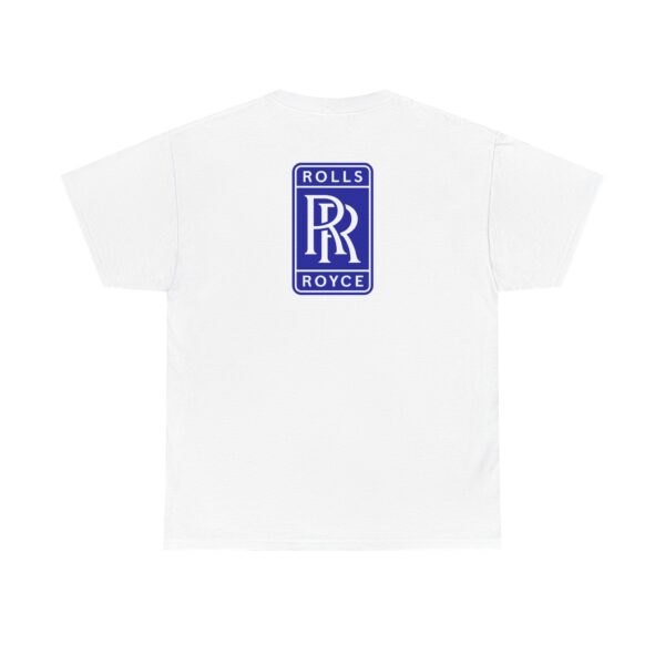 Rolls Royce Unisex Heavy Cotton Tee - Image 2