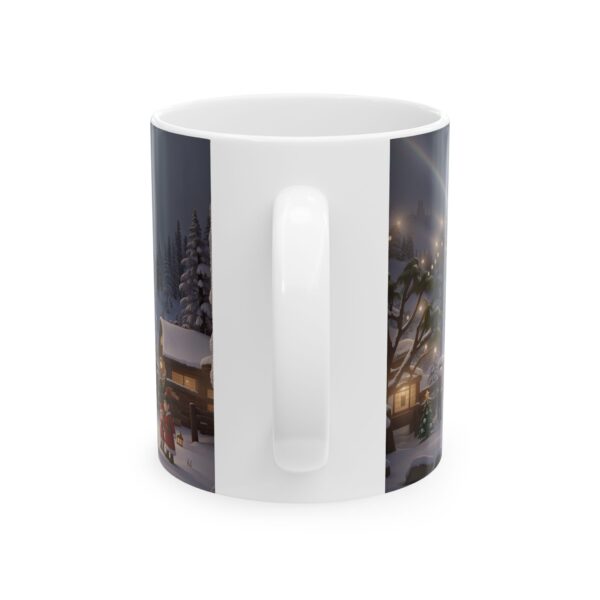 Christmas Merry XMass Coffee Ceramic Mug, Christmas Coffee cap, Christmas Coffee mug, Coffee mug, ceramic mug, White ceramic mug, 11oz - Image 2