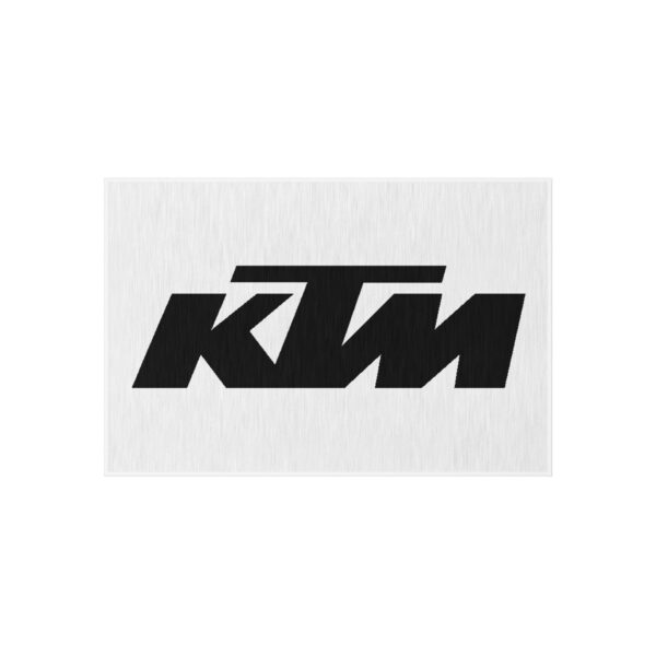 KTM Logo Outdoor Rug, Custom doormat, personalised doormat, personalized Rug, monogram rug, housewarming, closing gift, Custom Rug