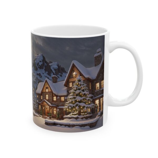 Christmas Merry XMass Coffee Ceramic Mug, Christmas Coffee cap, Christmas Coffee mug, Coffee mug, ceramic mug, White ceramic mug, 11oz - Image 4