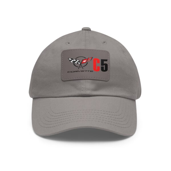 Corvette C5, Personalized Hats, Custom Hats, Custom Company Hats, Business, Teams, Event Hats Dad Hat with Leather Patch - Image 5
