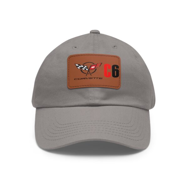 Corvette C7, Personalized Hats, Custom Hats, Custom Company Hats, Business, Teams, Event Hats Dad Hat with Leather Patch - Image 9
