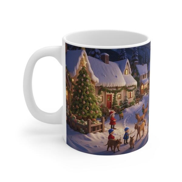 Christmas Merry XMass Coffee Ceramic Mug, Christmas Coffee cap, Christmas Coffee mug, Coffee mug, ceramic mug, White ceramic mug, 11oz - Image 2