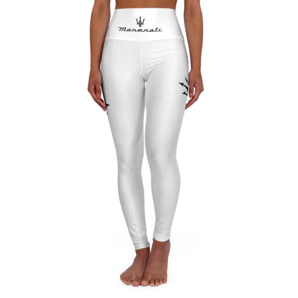 Maserati High Waisted Yoga Leggings (AOP)