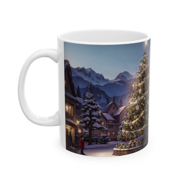 Christmas Merry XMass Coffee Ceramic Mug, Christmas Coffee cap, Christmas Coffee mug, Coffee mug, ceramic mug, White ceramic mug, 11oz - Image 3