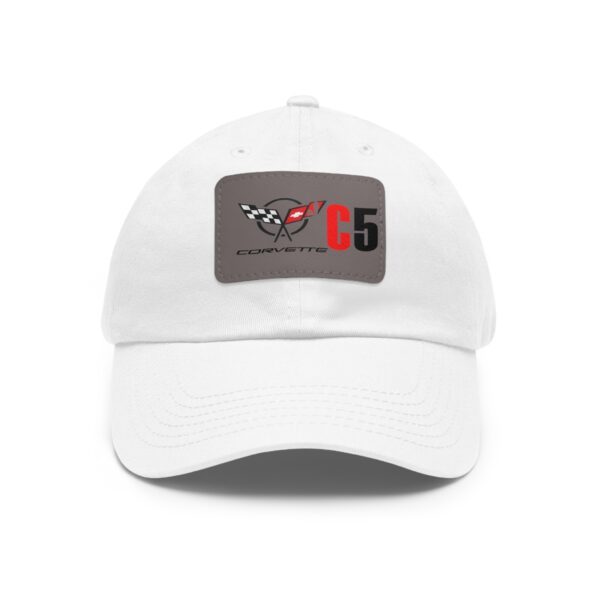 Corvette C5, Personalized Hats, Custom Hats, Custom Company Hats, Business, Teams, Event Hats Dad Hat with Leather Patch - Image 49