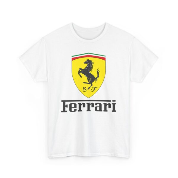 Ferrari Unisex Heavy Cotton Tee - Image 3