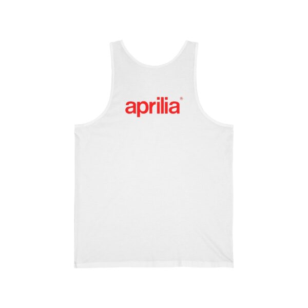 Aprilia Unisex Jersey Tank - Image 2