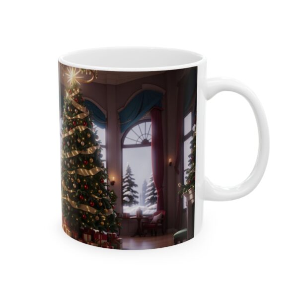 Christmas Merry XMass Coffee Ceramic Mug, Christmas Coffee cap, Christmas Coffee mug, Coffee mug, ceramic mug, White ceramic mug, 11oz - Image 4