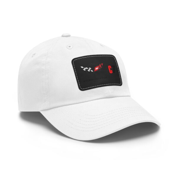 Corvette C7, Black, Personalized Hats, Custom Hats, Custom Company Hats, Business, Teams, Event Hats Dad Hat with Leather Patch - Image 14