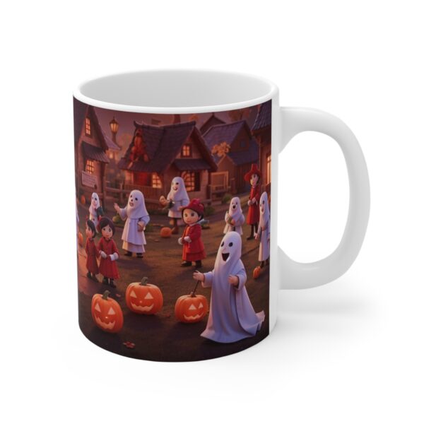 Halloween Coffee Ceramic Mug, halloween Coffee cap, halloween Coffee mug, Coffee mug, ceramic mug, White ceramic mug, 11oz - Image 3