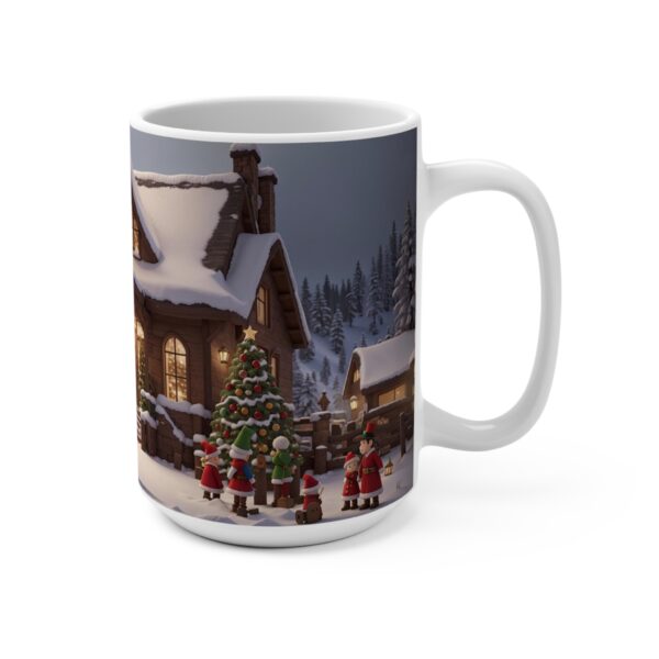Christmas Merry XMass Coffee Ceramic Mug, Christmas Coffee cap, Christmas Coffee mug, Coffee mug, ceramic mug, White ceramic mug, 15oz - Image 2