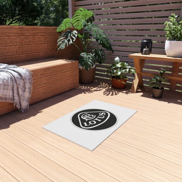 Lotus Logo Outdoor Rug, Custom doormat, personalised doormat, personalized Rug, monogram rug, housewarming gift, closing gift, Custom Rug - Image 3