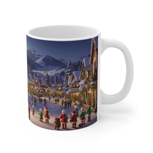 Christmas Merry XMass Coffee Ceramic Mug, Christmas Coffee cap, Christmas Coffee mug, Coffee mug, ceramic mug, White ceramic mug, 11oz - Image 3