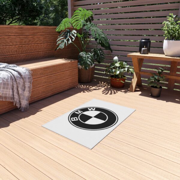 BMW Logo Outdoor Rug, Custom doormat, personalised doormat, personalized Rug, monogram rug, housewarming, closing gift, Custom Rug - Image 3
