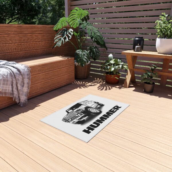 Hummer Logo Outdoor Rug - Image 3