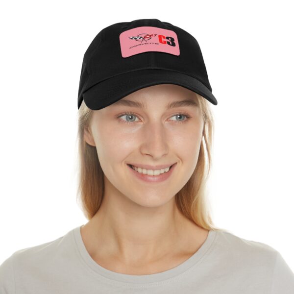 Corvette C3, Black, Personalized Hats, Custom Hats, Custom Company Hats, Business, Teams, Event Hats Dad Hat with Leather Patch - Image 20
