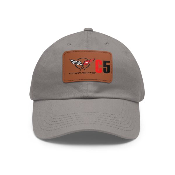 Corvette C5, Personalized Hats, Custom Hats, Custom Company Hats, Business, Teams, Event Hats Dad Hat with Leather Patch - Image 9