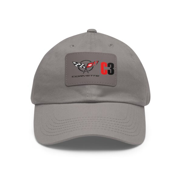 Corvette  C3, Personalized Hats, Custom Hats, Custom Company Hats, Business, Teams, Event Hats Dad Hat with Leather Patch - Image 5