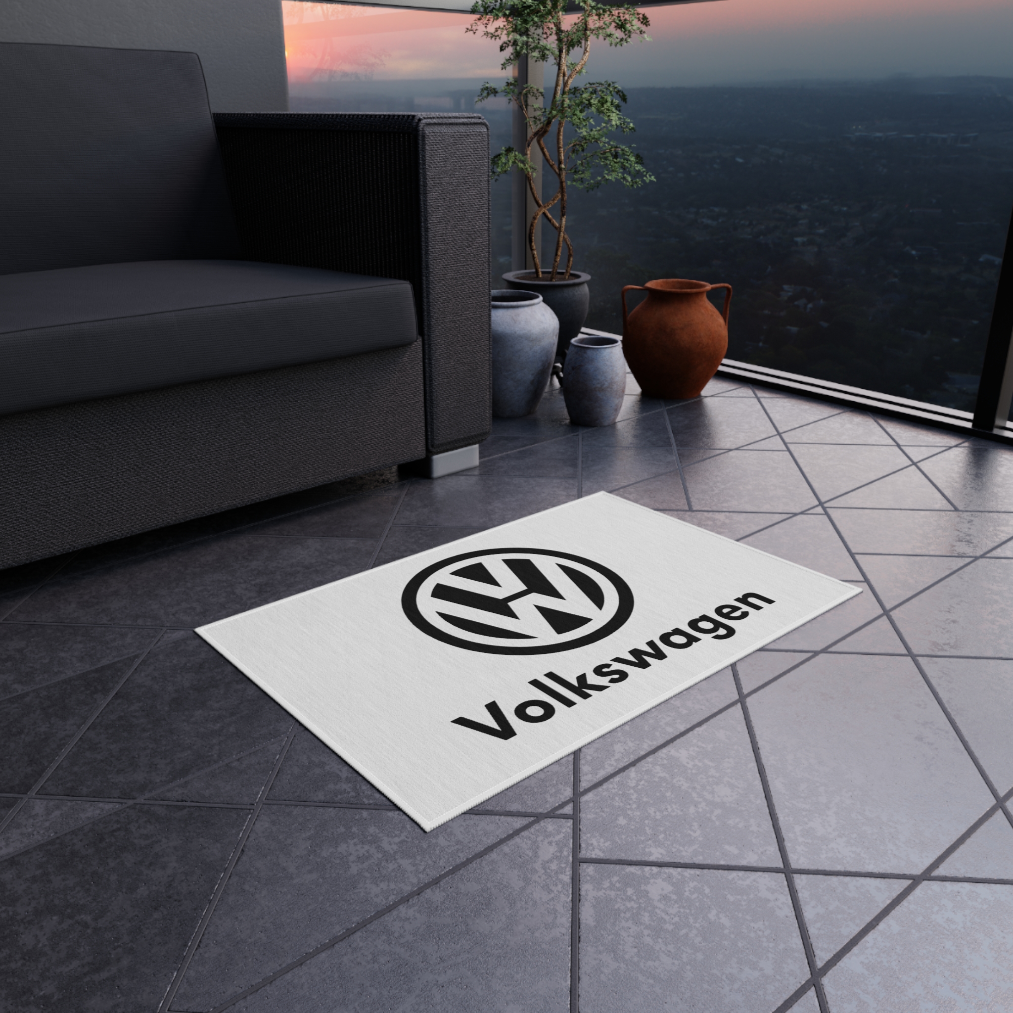 Volkswagen Logo Outdoor Rug 4 Volkswagen Logo Outdoor Rug - Image 4
