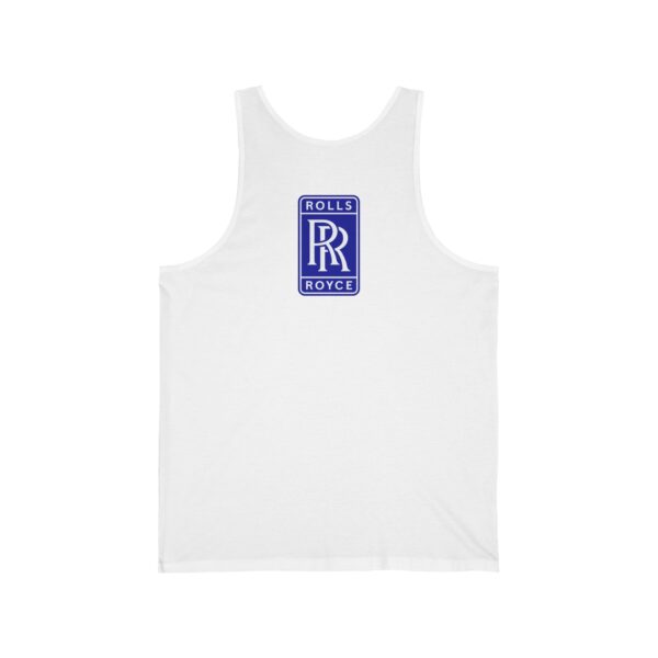 Rolls Royce Unisex Jersey Tank - Image 2