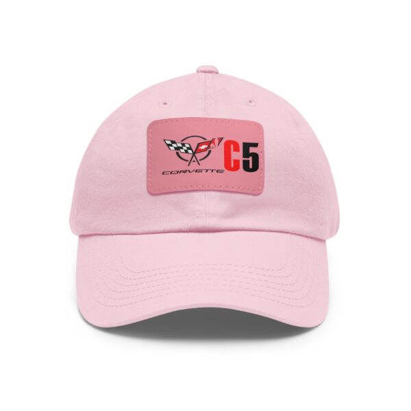 Corvette C5, Personalized Hats, Custom Hats, Custom Company Hats, Business, Teams, Event Hats Dad Hat with Leather Patch - Image 25