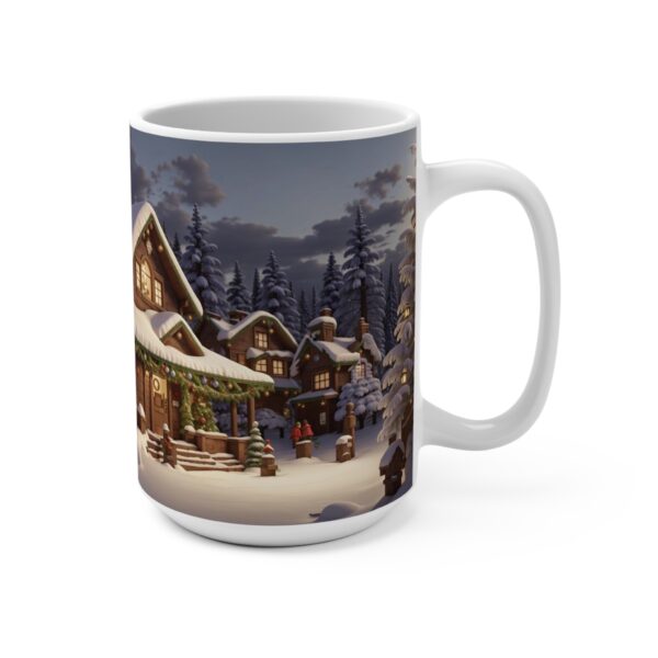 Christmas Merry XMass Coffee Ceramic Mug, Christmas Coffee cap, Christmas Coffee mug, Coffee mug, ceramic mug, White ceramic mug, 15oz - Image 2