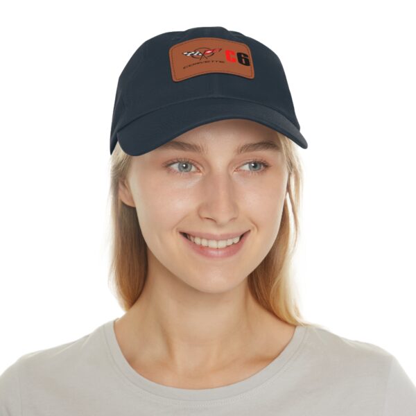 Corvette C7, Personalized Hats, Custom Hats, Custom Company Hats, Business, Teams, Event Hats Dad Hat with Leather Patch - Image 32