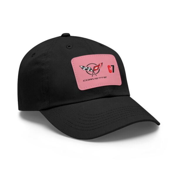 Corvette C7, Black, Personalized Hats, Custom Hats, Custom Company Hats, Business, Teams, Event Hats Dad Hat with Leather Patch - Image 18