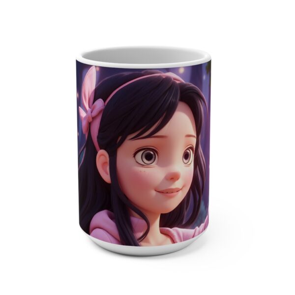 cartoon Coffee Ceramic Mug, cartoon Coffee cap, cartoon Coffee mug, Coffee mug, cartoon ceramic mug, White ceramic mug, 15oz
