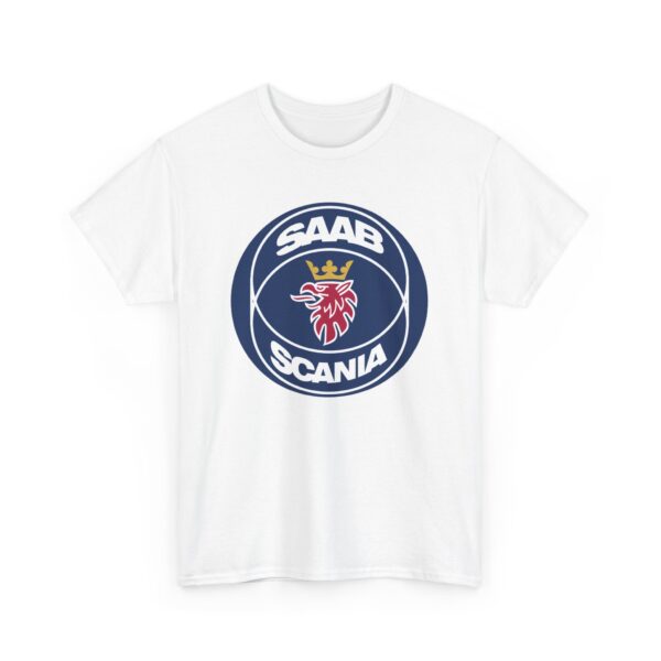 Saab Scania Unisex Heavy Cotton Tee - Image 3