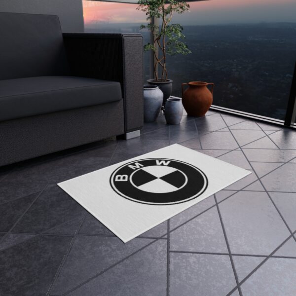 BMW Logo Outdoor Rug, Custom doormat, personalised doormat, personalized Rug, monogram rug, housewarming, closing gift, Custom Rug - Image 4