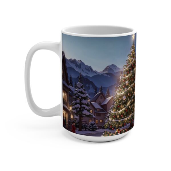 Christmas Merry XMass Coffee Ceramic Mug, Christmas Coffee cap, Christmas Coffee mug, Coffee mug, ceramic mug, White ceramic mug, 15oz - Image 3