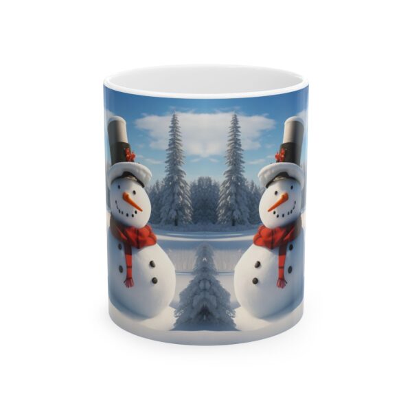 Christmas Merry XMass Coffee Ceramic Mug, Christmas Coffee cap, Christmas Coffee mug, Coffee mug, ceramic mug, Blue White ceramic mug, 15oz