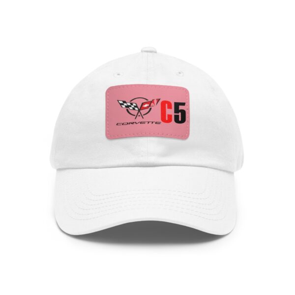 Corvette C5, Personalized Hats, Custom Hats, Custom Company Hats, Business, Teams, Event Hats Dad Hat with Leather Patch - Image 53