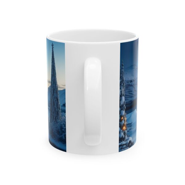 Christmas Merry XMass Coffee Ceramic Mug, Christmas Coffee cap, Christmas Coffee mug, Coffee mug, ceramic mug, White ceramic mug, 11oz - Image 2