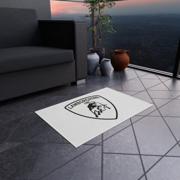 Lamborghini Logo Outdoor Rug - Image 4