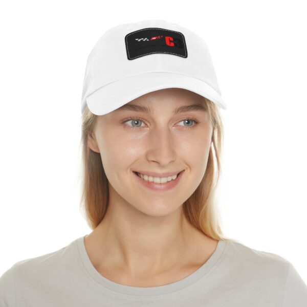 Corvette C3, Black, Personalized Hats, Custom Hats, Custom Company Hats, Business, Teams, Event Hats Dad Hat with Leather Patch - Image 16