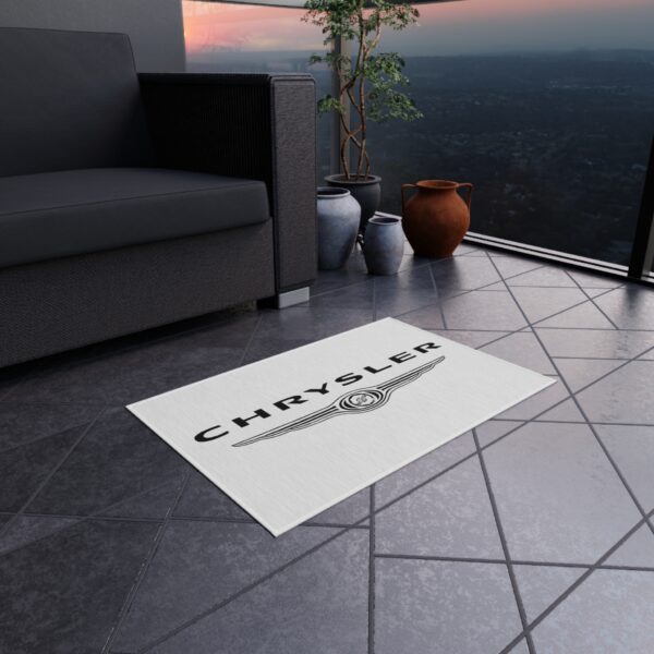 Chrysler Logo Outdoor Rug, Custom doormat, personalised doormat, personalized Rug, monogram rug, housewarming, closing gift, Custom Rug - Image 4